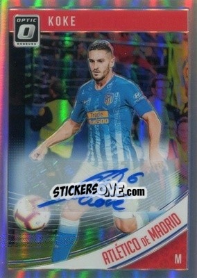 Sticker Koke - Donruss Soccer 2018-2019 n. OA-48 - Panini