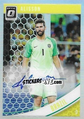Sticker Alisson - Donruss Soccer 2018-2019 n. OA-110 - Panini