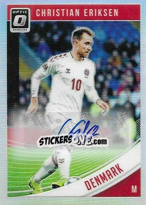 Sticker Christian Eriksen - Donruss Soccer 2018-2019 - Panini