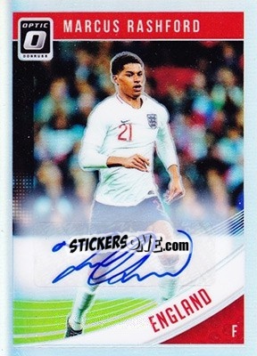 Sticker Marcus Rashford - Donruss Soccer 2018-2019 - Panini