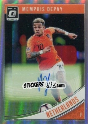 Sticker Memphis Depay - Donruss Soccer 2018-2019 n. OA-154 - Panini