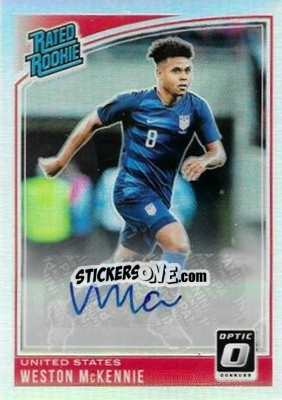 Sticker Weston McKennie - Donruss Soccer 2018-2019 n. OA-199 - Panini