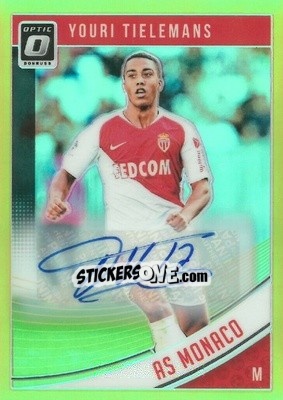 Sticker Youri Tielemans - Donruss Soccer 2018-2019 n. AO-81g - Panini
