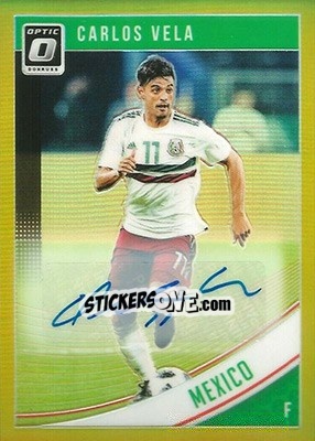 Sticker Carlos Vela - Donruss Soccer 2018-2019 n. AO-148g - Panini