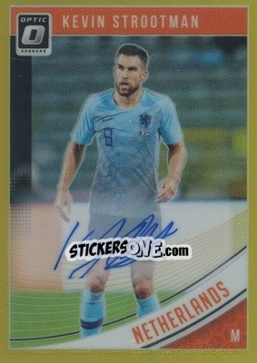 Sticker Kevin Strootman - Donruss Soccer 2018-2019 n. AO-155g - Panini
