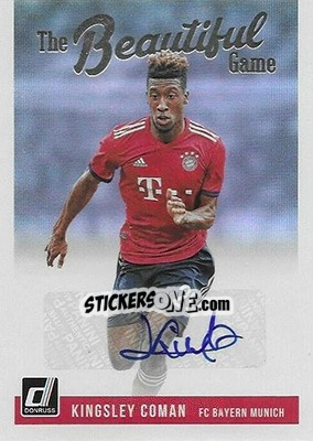 Sticker Kingsley Coman - Donruss Soccer 2018-2019 n. BG-18 - Panini