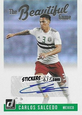 Sticker Carlos Salcedo - Donruss Soccer 2018-2019 n. BG-23 - Panini