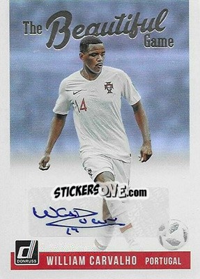 Sticker William Carvalho - Donruss Soccer 2018-2019 n. BG-24 - Panini