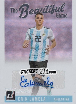 Sticker Erik Lamela - Donruss Soccer 2018-2019 n. BG-31 - Panini