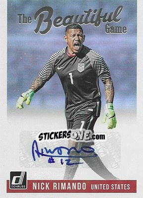 Sticker Nick Rimando - Donruss Soccer 2018-2019 n. BG-35 - Panini