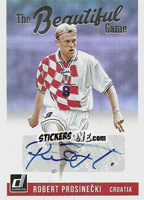 Sticker Robert Prosinecki - Donruss Soccer 2018-2019 n. BG-47 - Panini