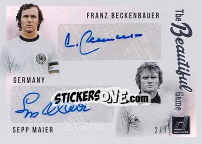Sticker Franz Beckenbauer / Sepp Maier - Donruss Soccer 2018-2019 - Panini