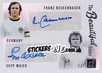 Sticker Franz Beckenbauer / Sepp Maier - Donruss Soccer 2018-2019 n. BGD-2 - Panini