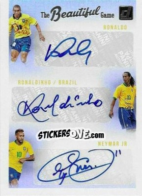 Sticker Ronaldinho / Neymar Jr / Ronaldo - Donruss Soccer 2018-2019 n. BGT-9 - Panini