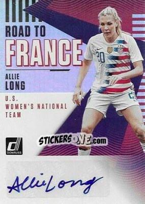 Sticker Allie Long - Donruss Soccer 2018-2019 - Panini