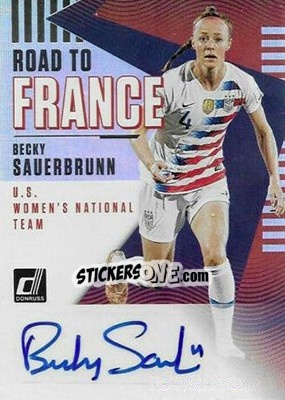 Sticker Becky Sauerbrunn - Donruss Soccer 2018-2019 - Panini