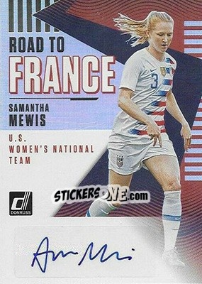 Sticker Samantha Mewis - Donruss Soccer 2018-2019 n. RF-19 - Panini