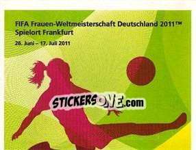Sticker Frankfurt - FIFA Women's World Cup Germany 2011 - Panini