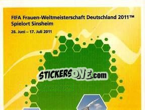 Sticker Sinsheim - FIFA Women's World Cup Germany 2011 n. 22 - Panini