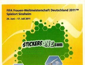 Sticker Sinsheim - FIFA Women's World Cup Germany 2011 - Panini