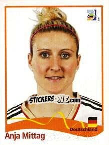 Figurina Anja Mittag - FIFA Women's World Cup Germany 2011 - Panini