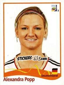 Sticker Alexandra Popp - FIFA Women's World Cup Germany 2011 - Panini