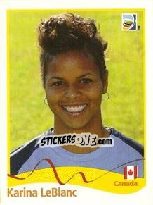 Sticker Karina LeBlanc - FIFA Women's World Cup Germany 2011 - Panini