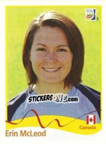 Sticker Erin Mcleod - FIFA Women's World Cup Germany 2011 - Panini