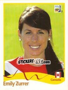 Sticker Emily Zurrer - FIFA Women's World Cup Germany 2011 - Panini