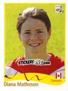 Figurina Diana Matheson - FIFA Women's World Cup Germany 2011 - Panini