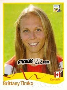 Sticker Brittany Timko - FIFA Women's World Cup Germany 2011 n. 59 - Panini