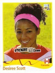 Sticker Desiree Scott - FIFA Women's World Cup Germany 2011 n. 61 - Panini