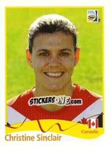 Sticker Christine Sinclair - FIFA Women's World Cup Germany 2011 - Panini