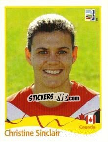 Sticker Christine Sinclair - FIFA Women's World Cup Germany 2011 n. 62 - Panini