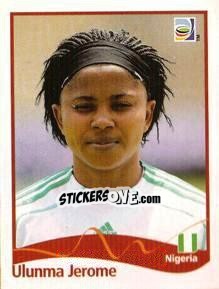 Sticker Ulunma Jerome - FIFA Women's World Cup Germany 2011 - Panini