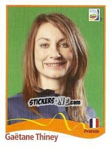 Sticker Gaetane Thiney - FIFA Women's World Cup Germany 2011 - Panini