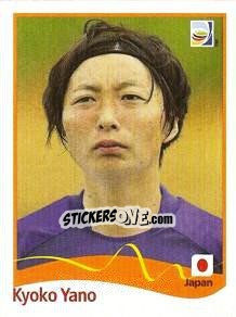 Sticker Kyoko Yano - FIFA Women's World Cup Germany 2011 - Panini
