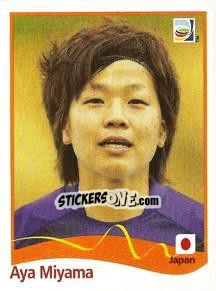 Sticker Aya Miyama - FIFA Women's World Cup Germany 2011 - Panini