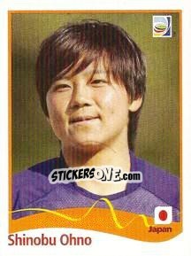 Figurina Shinobu Ohno - FIFA Women's World Cup Germany 2011 - Panini