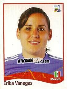 Cromo Erika Vanegas - FIFA Women's World Cup Germany 2011 - Panini