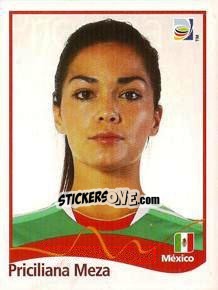 Sticker Priciliana Meza - FIFA Women's World Cup Germany 2011 - Panini