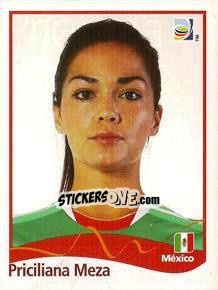 Cromo Priciliana Meza - FIFA Women's World Cup Germany 2011 - Panini