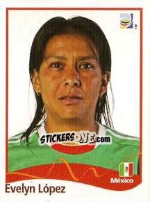 Figurina Evelyn Lopez - FIFA Women's World Cup Germany 2011 - Panini