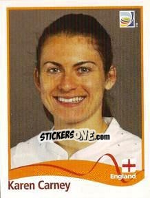 Sticker Karen Carney - FIFA Women's World Cup Germany 2011 - Panini