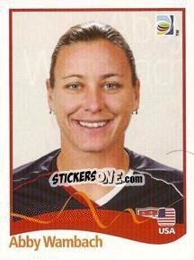 Sticker Abby Wambach - FIFA Women's World Cup Germany 2011 - Panini