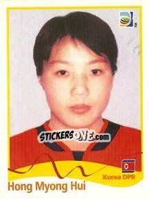 Figurina Hong Myong Hui - FIFA Women's World Cup Germany 2011 - Panini