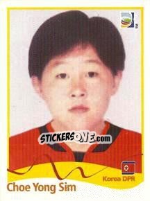 Figurina Choe Yong Sim - FIFA Women's World Cup Germany 2011 - Panini