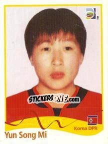 Cromo Yun Song Mi - FIFA Women's World Cup Germany 2011 - Panini