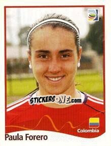Sticker Paula Forero - FIFA Women's World Cup Germany 2011 - Panini