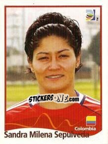 Cromo Sandra Milena Sepulveda - FIFA Women's World Cup Germany 2011 - Panini